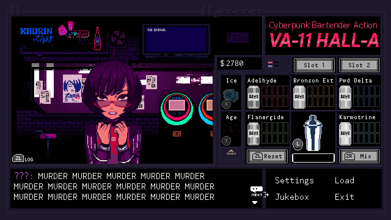 VA-11 Hall-A Cyberpunk Bartender Action
