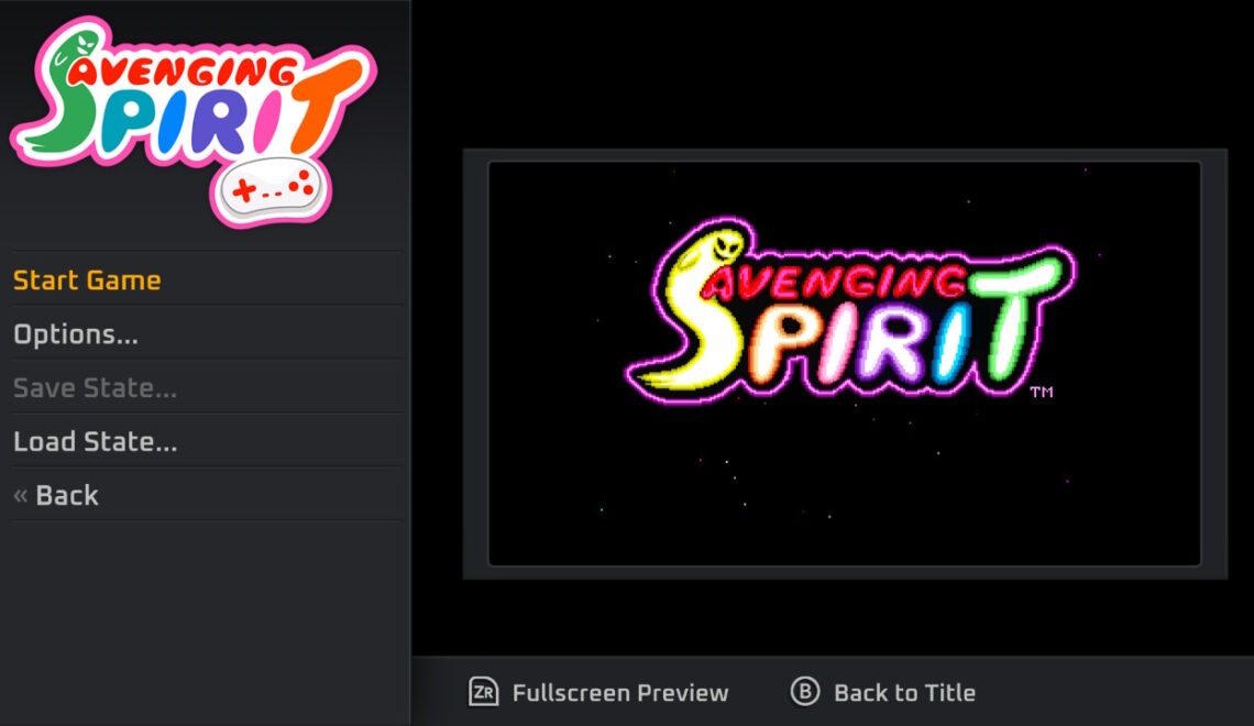 [Review] Avenging Spirit – Nintendo Switch