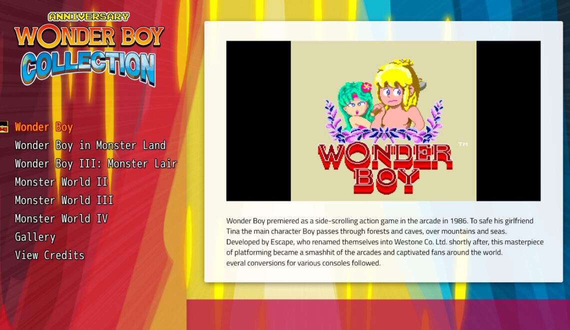 [Review] Wonder Boy Anniversary Collection – Nintendo Switch